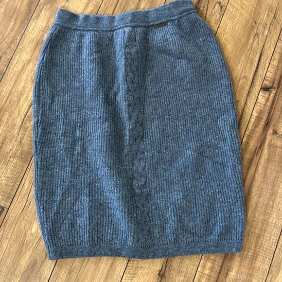Geiger Skirts Vintage Geiger Blue Wool Pencil Skirt Size 36 Poshmark